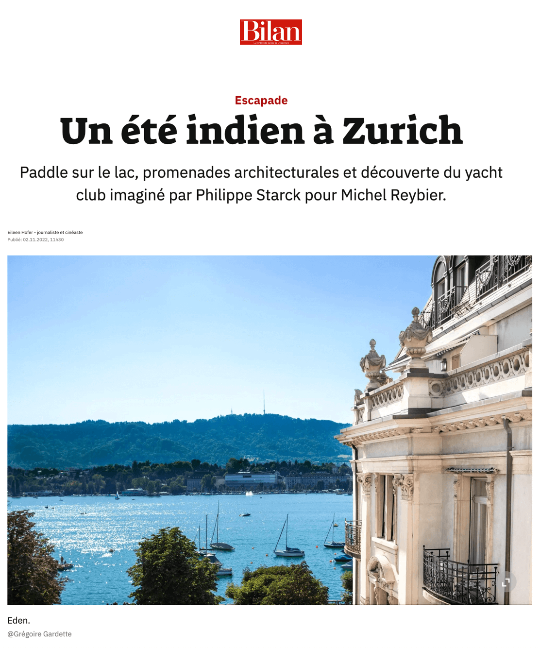 An Indian summer in Zurich