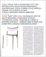 STARCK 'GIOCA' CON LA TECNOLOGIA