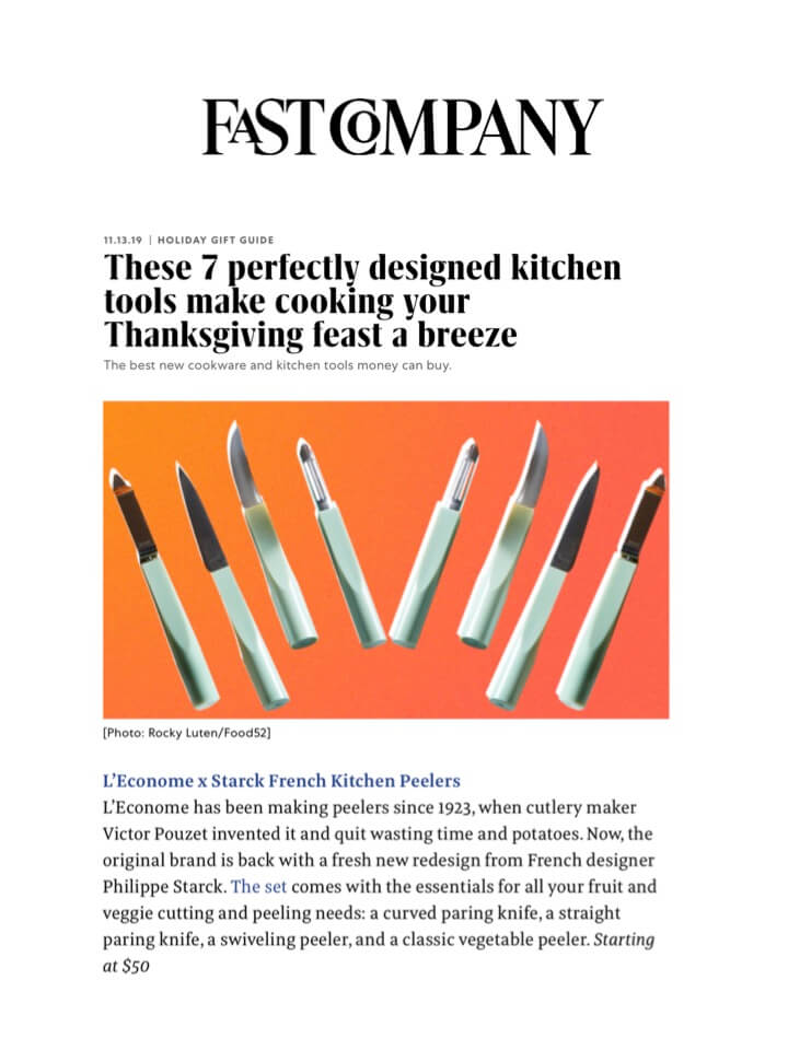 FAST COMPANY - Degrenne