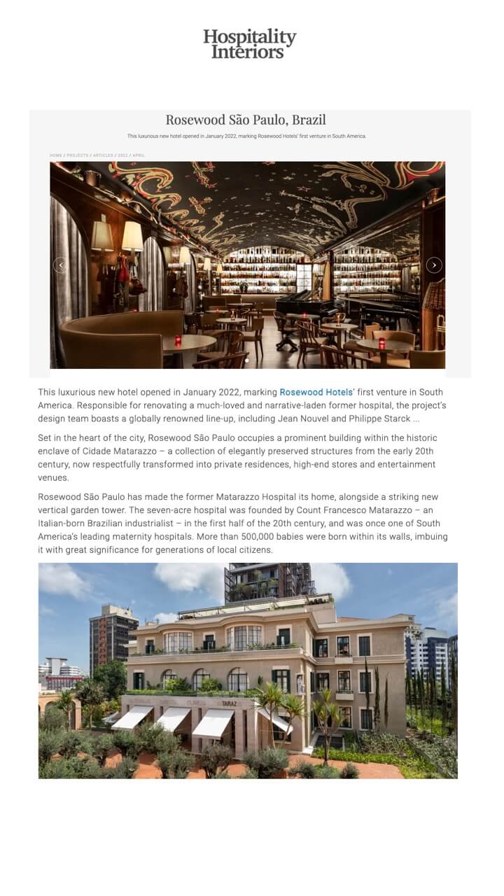 Rosewood Sao Paulo 