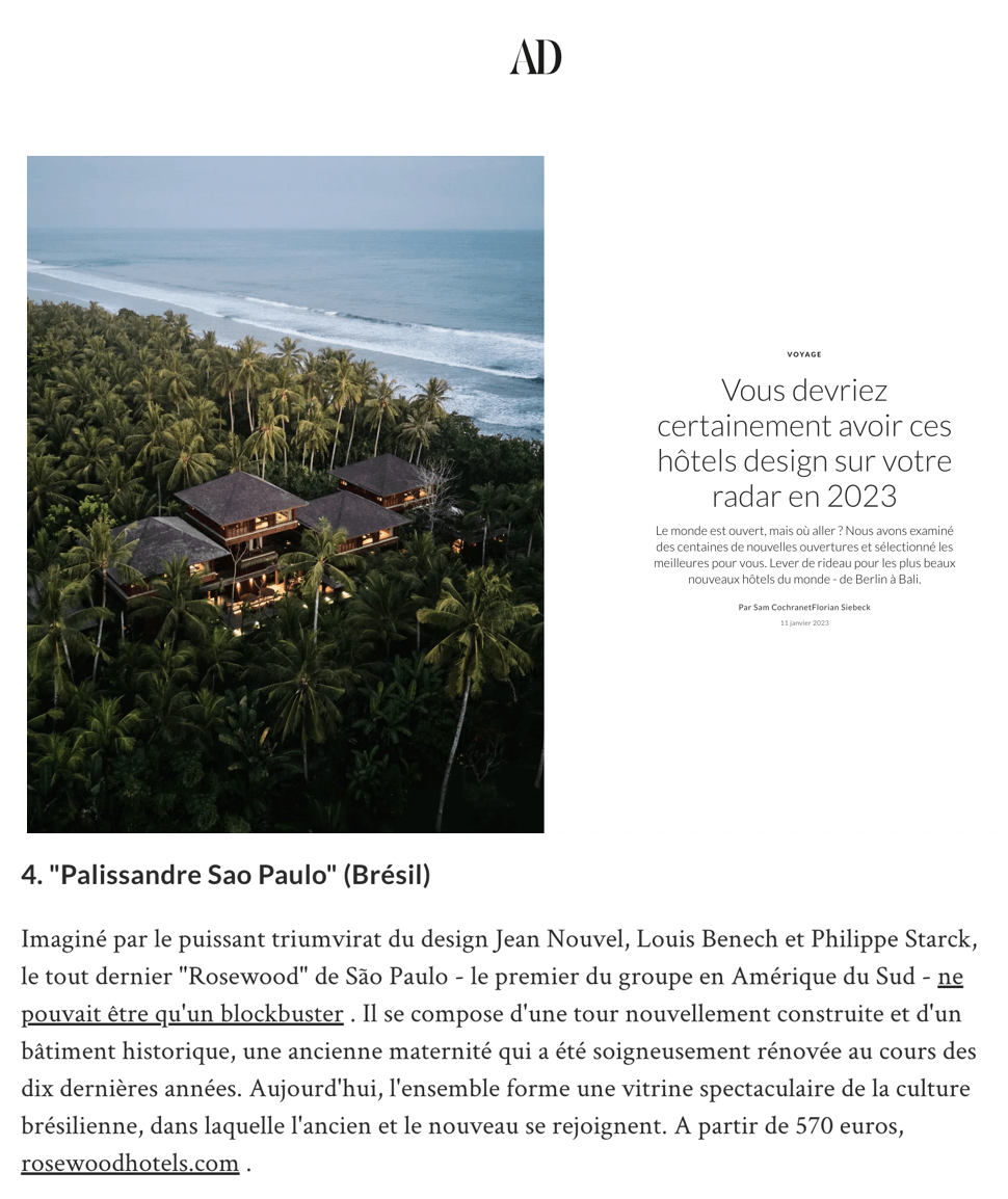 You should definitely have these design hotels on your radar in 2023