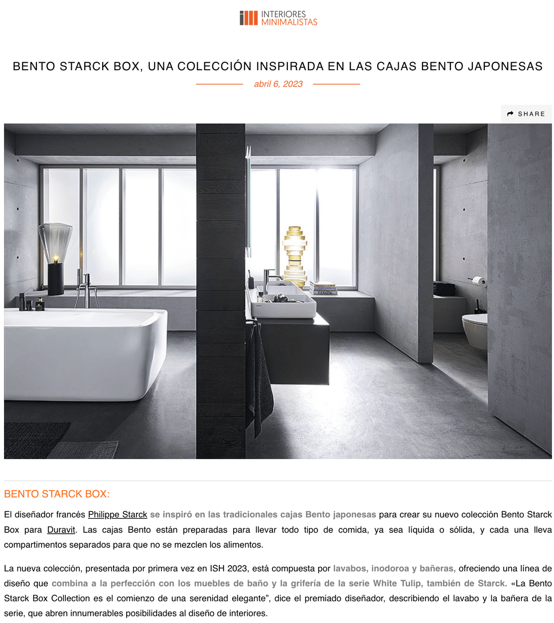 BENTO STARCK BOX, A COLLECTION INSPIRED BY JAPANESE BENTO BOXES