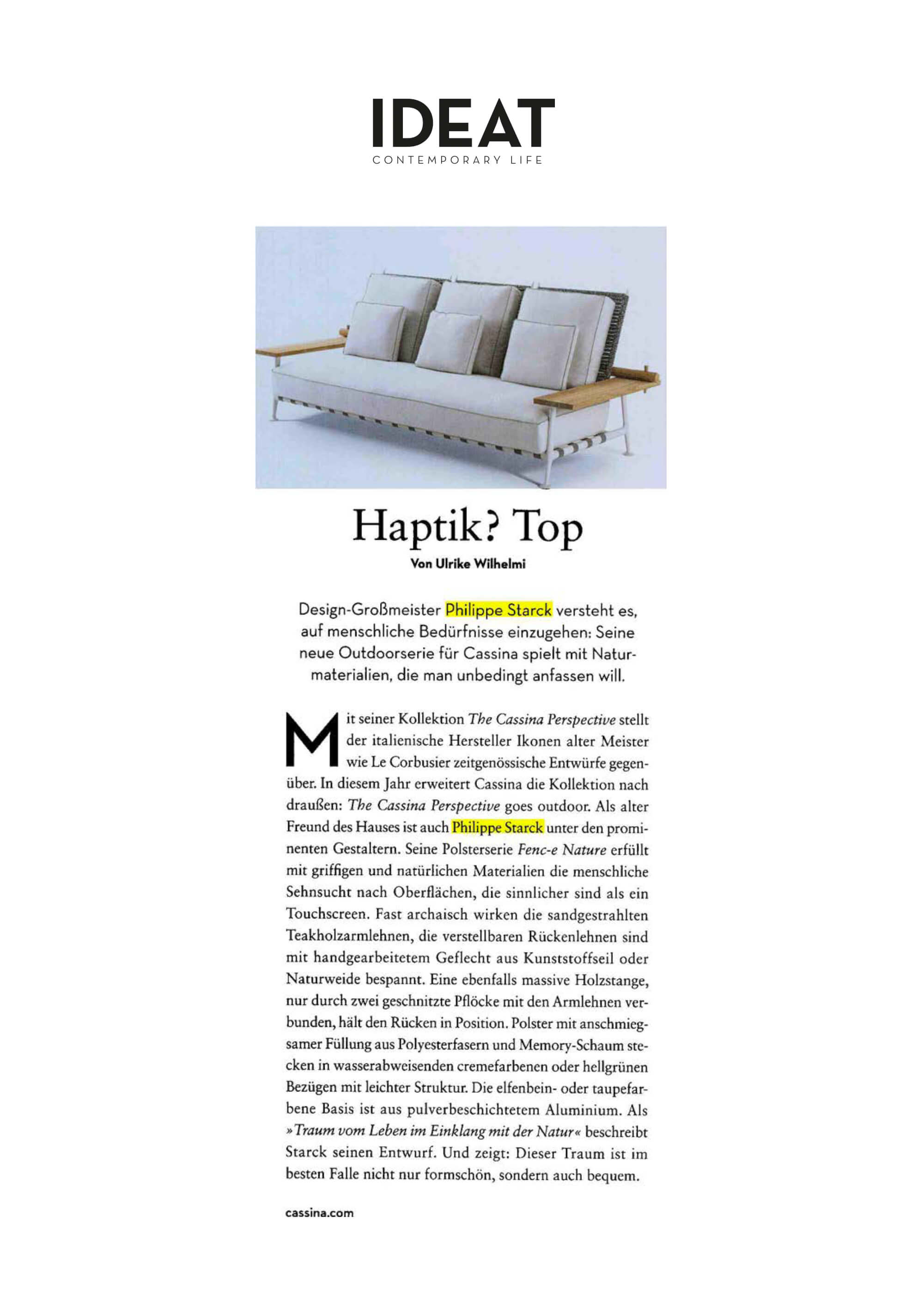 IDEAT - Cassina