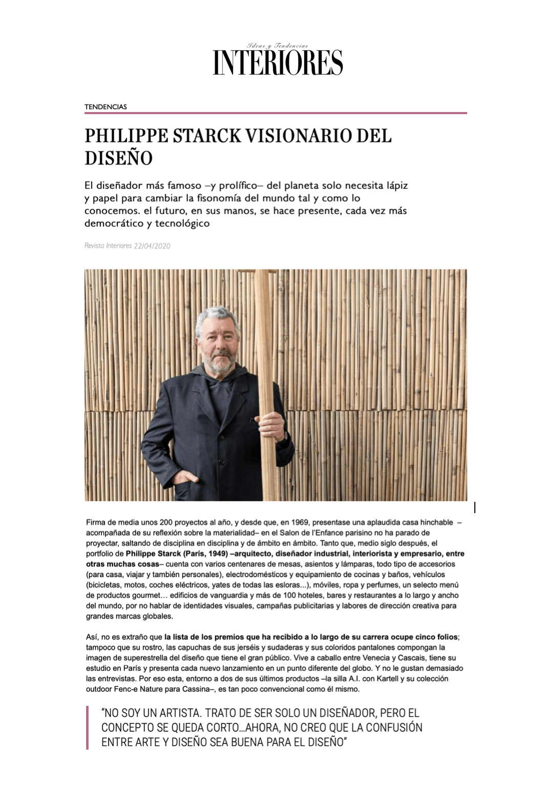 INTERIORES - Cassina 