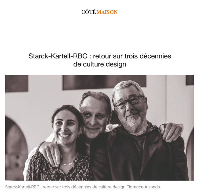 Starck-Kartell-RBC: a look into three decades of design culture