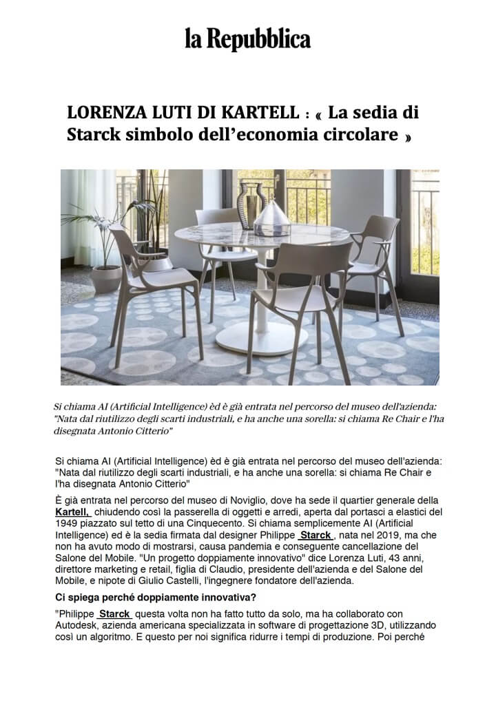 LA REPUBBLICA - KARTELL