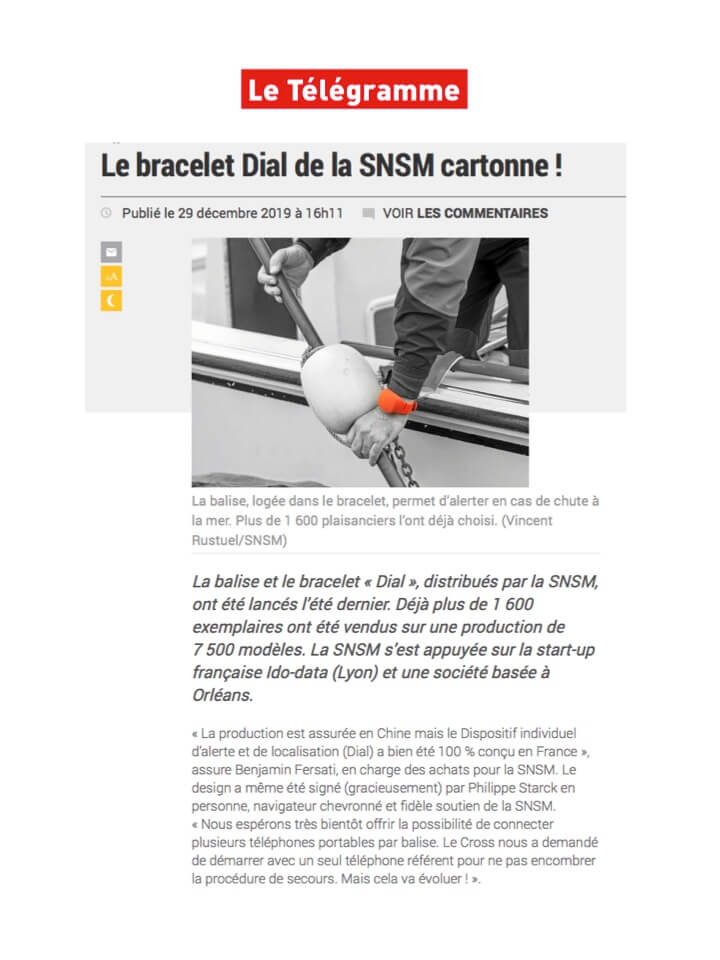 LE TELEGRAMME - SNSM