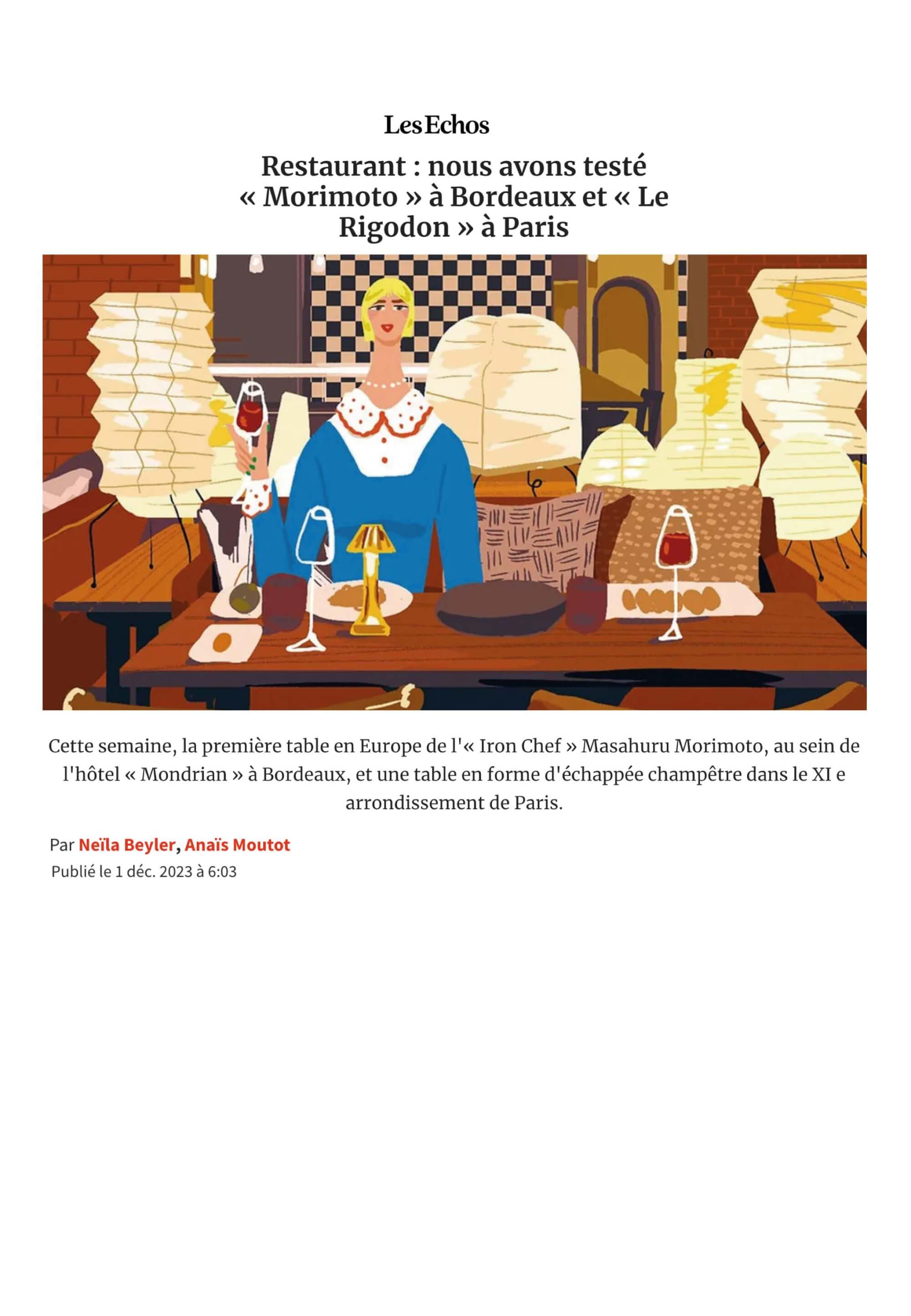 The Echos editorial team tested it