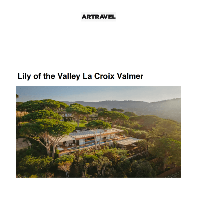 LILY OF THE VALLEY LA CROIX VALMER