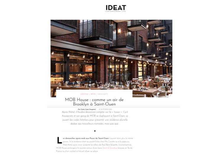 MOB House: a touch of Brooklyn in Saint-Ouen