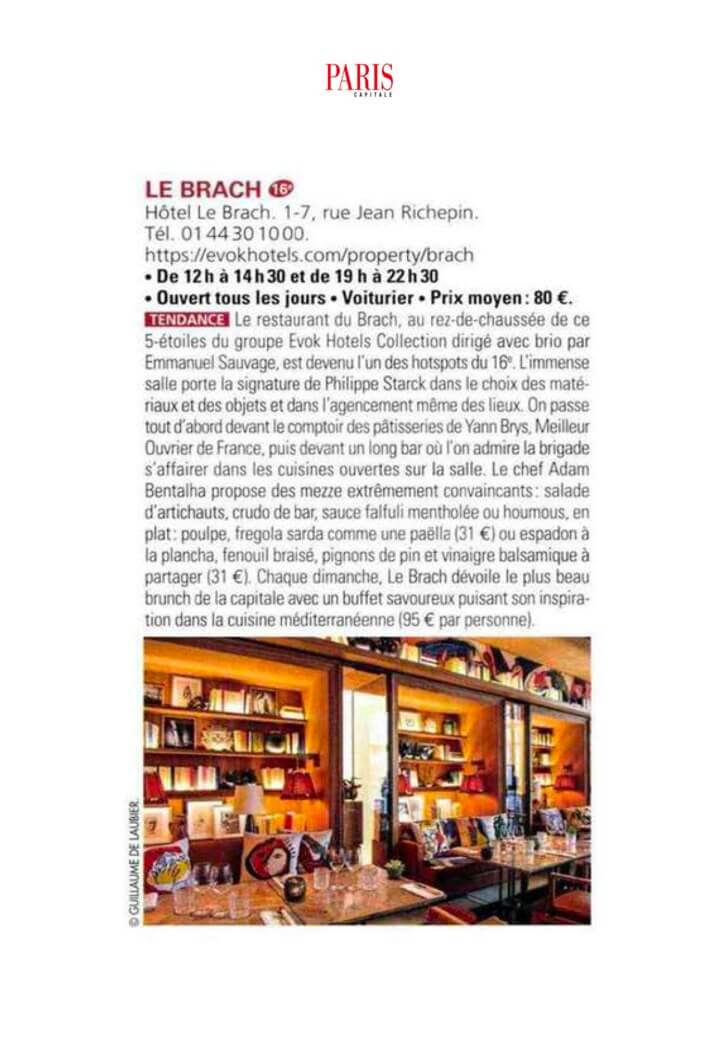 PARIS CAPITALE - Brach