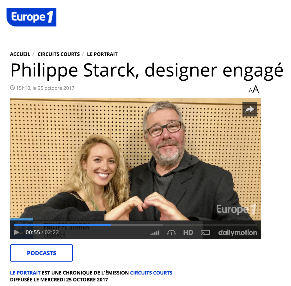 Philippe Starck, designer engagé