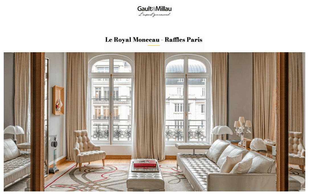 Le Royal Monceau - Raffles Paris