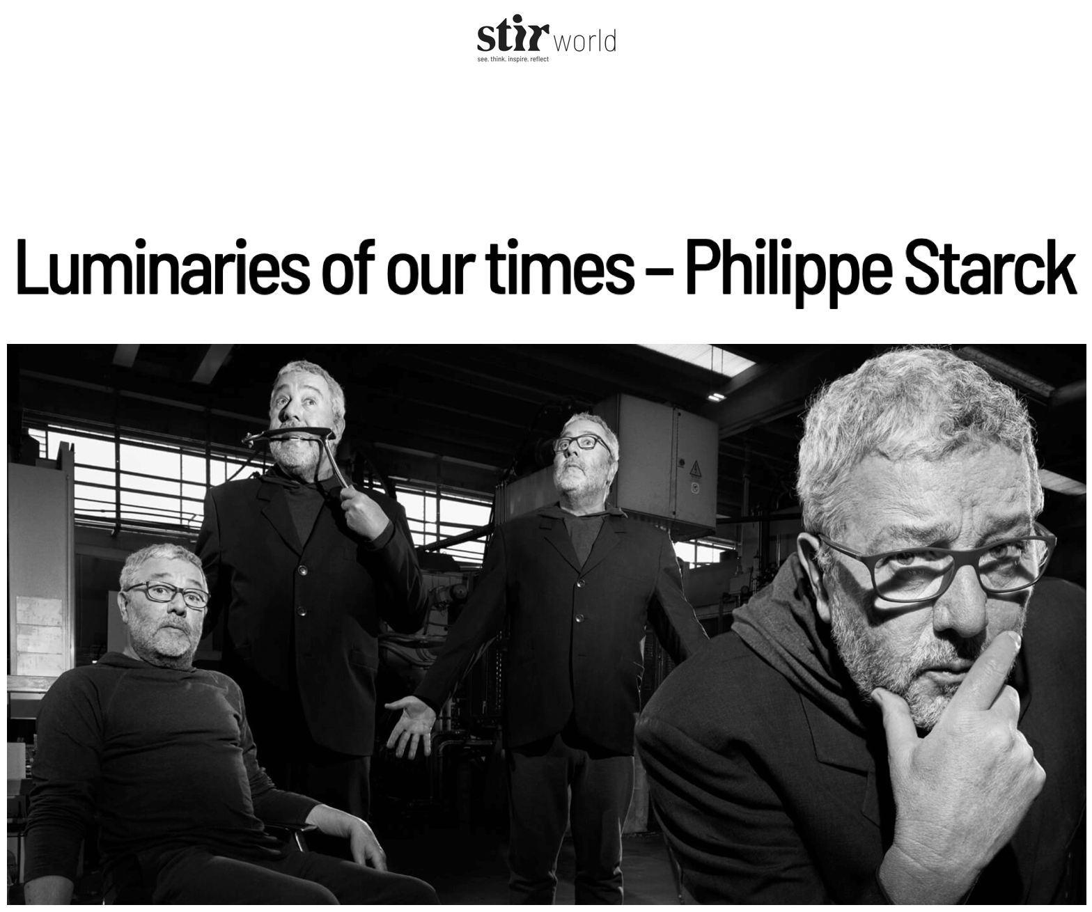 Luminaries of our times – Philippe Starck