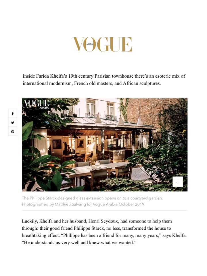 VOGUE ARABIA - Starck