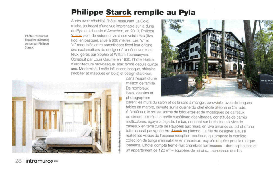 Philippe Starck rempile au Pyla